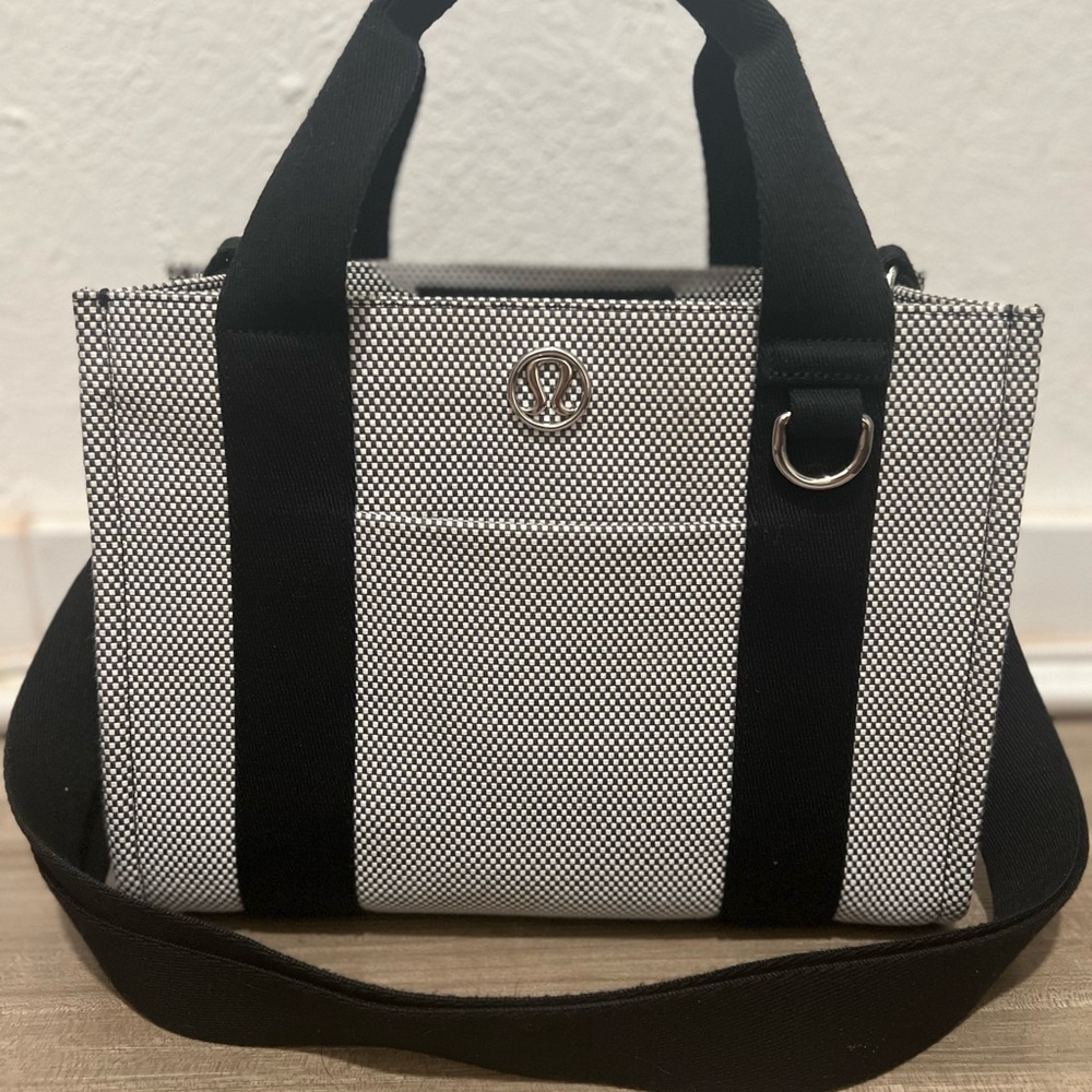 Two-Tone canvas mini tote bag 4.5L